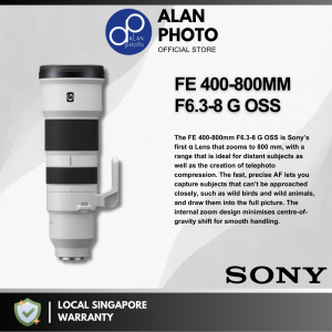 Sony FE 400-800mm F6.3-8 G OSS Lens [Sony E] [SEL400800G] | Sony Singapore Warranty