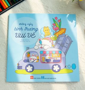 Sách tô màu - Những ngày bình thường vui vẻ + Soda muối bên vịnh chanh vàng - Đinh Tị
