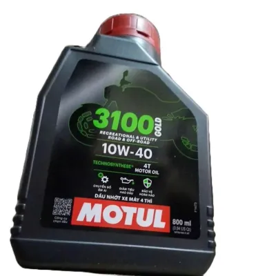 Dầu Nhớt Motul 3100 Gold 10W40 - Chai 800ml Dầu động cơ bán tổng hợp