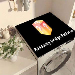 1pc Random Washing machine protective pad dust-proof mat anti slip and absorbent mat