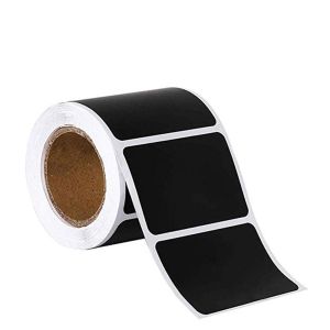 120Pcs Chalkboard Label Stickers Hitam Label Stiker Roll Stiker Makanan Label
