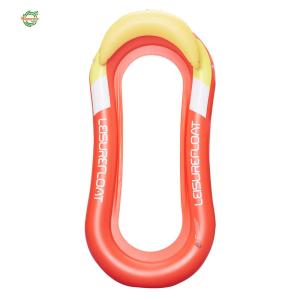 PVC Inflatable Floating Row Foldable Water Float Bed Summer Beach Sports Air Mattresses Floating Row Fun Inflatable Hammock Water Party Playing [Winnereco World]