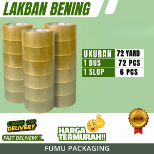 Lakban Solatip Bening 45mm x 72 yard Termurah