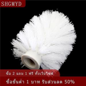 [COD] SHGMYD หัวแปรงห้องน้ำสีขาวหัวเปลี่ยนห้องน้ำ WC ทำความสะอาดหัวแปรง