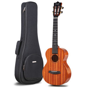 Enya EUC-MAD Concert Ukulele Solid Gloss Mahogany 23 Inch Wiping Blue with High-end 15mm Padded Gig Bag