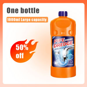 The cleaning effect takes effect in 1s Dredging agent 1000ml large capacity Strong dredging deodorizing and sterilizing Sink Drain Pipes Cleaner Clogged Remover Sink Remover