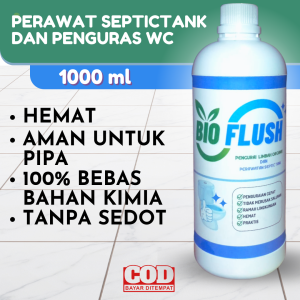 Cairan anti sumbatan organik kamar mandi wc kloset saluran air 1000ML | BIO FLUSH