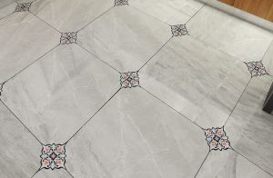 【On Sale】18 Pcs/set Self Adhesive PVC Tile Stickers Waterproof Wear Art Diagonal Floor Stickers Home Decor