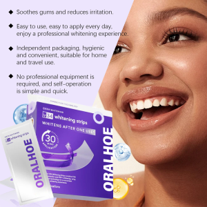 Purple Whitening Tooth Patch Instant New Daily Care Dental Care Gentle Cleaning Tooth Patch