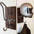 Wall-Mounted Storage Holder Motorcycle Helmet Rack Cloth Hooks Helmet Storage. 