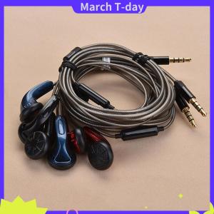 March หูฟัง MX500แบนพร้อมไมโครโฟนหูฟังกีฬาเพื่อการศึกษาคุณภาพสูงเบสหนักแบบทำมือ