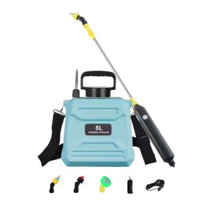 Rechargeable 8L Garden Expandable Rod 4 Pattern Ergonomic Shoulder Support For Outdoor Garden Us