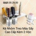 Kệ Nhôm Treo Máy Sấy Tóc Cao Cấp. Kệ Treo Máy Sấy Tóc Bằng Nhôm Chịu Lực Cao.. 