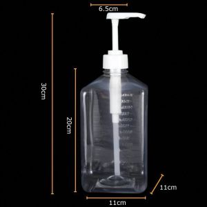 Bình bơm đường siro thủy tinh có vòi Pump 600ml - 1600ml - Thiết bị máy móc pha chế -Lumbley