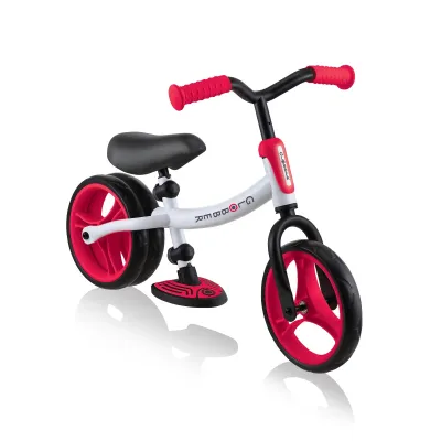 Globber Go Bike Duo Balance Bike - White/Red