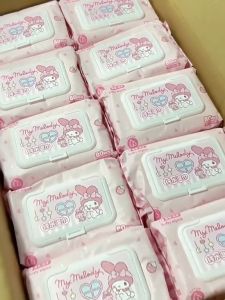 Tisu Basah 美乐蒂婴儿手口湿巾 Melody Baby Wipes 80pcs 宝宝儿童用品大包家庭湿厕纸 Soft Clean Gentle Antibacterial Wipes