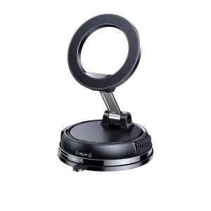 FONKEN Vacuum Suction Magnetic Car Phone Holder 360° Rotating Foldable MagSafe Phone Mount For iPhone 16/15/14 All Phones
