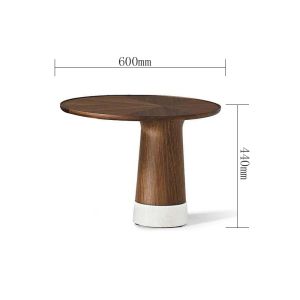 [Cozy ]Solid Wood Coffee Table Northern Europe Side Table Living Room Tea Table Coffee Table With Storage Sofa Side Table