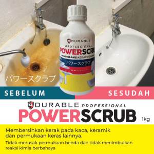 Durable Power Scrub Pembersih kerak Air pada Kaca Keramik dll