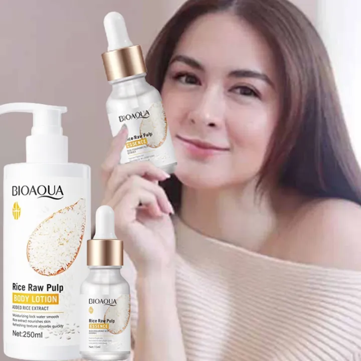 Just 3 Days Effective Whitening White Rice Essence Whitening Body