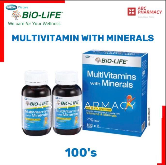 Bio Life Multivitamin With Mineral Sx S Exp Lazada