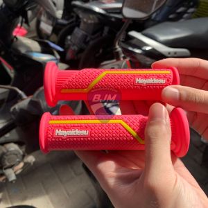 HANFAT HANDGRIP HAYAIDESU RAPID HAND GRIP MOTOR SPORT NINJA KAWASAKI ZX CBR R1 R6 R25 GSX UJUNG TERBUKA