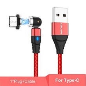 [SG Stock] USLION  540° Degree Rotating Magnetic USB Type C Phone Charging Cable
