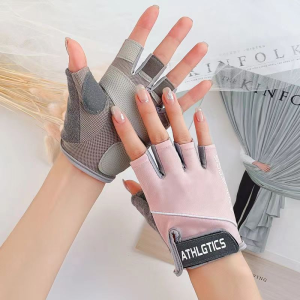XYKJ Sarung Tangan Motor Cewek Sarung Tangan Motor Wanita Sarung Tangan Olahraga Anti Slip Bernafas Half Finger Gloves
