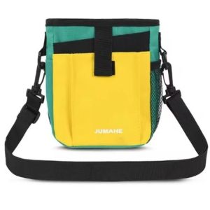OUTOPEN Portable Pet Training Shoulder Bag Large Capacity with Strap Pet Poop Pouch Wear Resistance Treat Pouch Dog Snack Pocket Outdoor Supplies