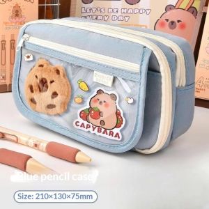 PaulWeekend Capabala Pencil Case Super Hot Girls New Good-looking Stationery Box for Girls Primary School Girls Pencil Box