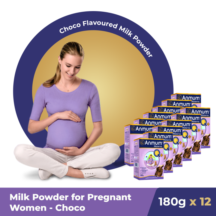 Anmum Materna Pregnancy Milk Powder Chocolate 180G x12 | Lazada PH