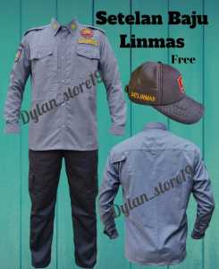 Seragam Linmas / Seragam Lapangan Hansip / Setelan Linmas Pakaian Dinas Lapangan Hansip Seragam Satlinmas Model terbaru