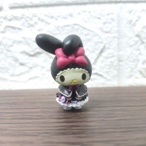 Pajangan Figure My Melody Kuromi +-4cm - Mainan Anak - Hiasan Kue Ultah bisa pilih varian - Per pcs