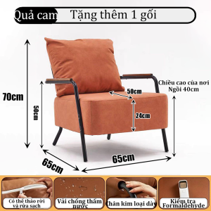 BMZAR Ghế sofa hàng thẳng đơn đôi ba người phòng khách nhỏ đơn giản giảm giá 50%