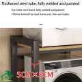 Washing machine rack/dishwasher storage rack/balcony double dryer stacking rack. 