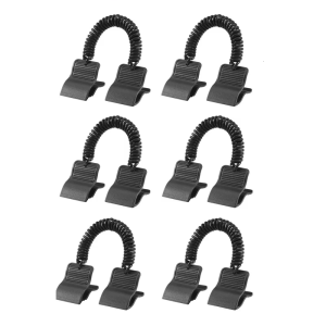 6PCS năng lượng mặt trời hồ bơi Bìa Clip với dây lò xo mạnh mẽ Grip hồ bơi Bìa Clip Fastener dễ dàng để cài đặt