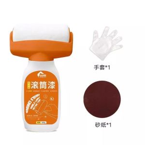墙面大滚筒漆 宝利思 水性乳胶漆白色家用翻新墙面修补漆水乳型 Walls Large Roller Paint BAOLISI Water-based emulsion paint White renovated walls