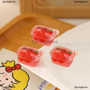 [COD] Springhooe 3pcs Dollhouse Mini Supermarket Plastic Sealed Fruit Combination Model Simulated Food Decoration