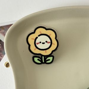 Cute Cartoon Paper Clips Acrylic PP Clip