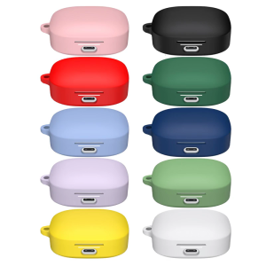 Slimly Fit Silicone Cover For Buds 7S Earbuds Dustproof Shield Shock Absorbing Bumpers with Portable Carrying Hook