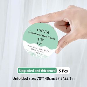 Compressed Facial Towel Thick Disposable Bath Towel For Traveling Hotel Disposable Bath Towel