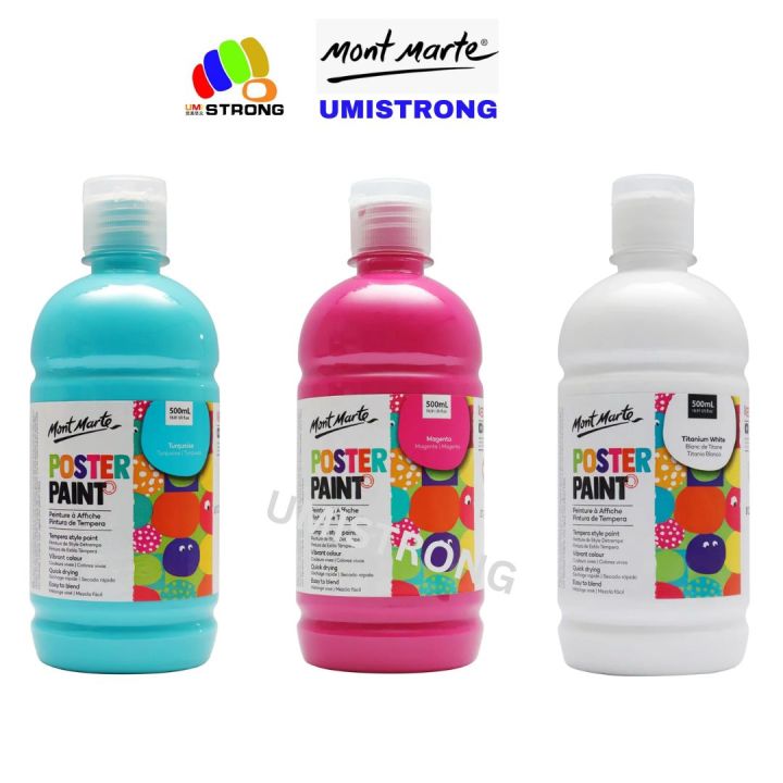 Mont Marte Poster Paint 500ml - Burnt Umber