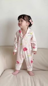 Baby autumn jumpsuit a Cotton-like baby pajamas spring and autumn style romper all-cotton baby clothes for autumn