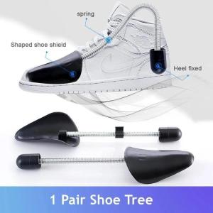 1 Pair Shoe Tree Flexible Stretcher Shaper Spring Type for Sneaker Spring Shoe Brace
