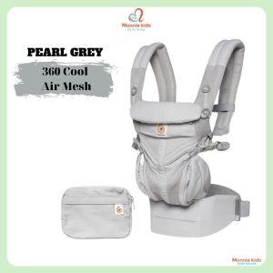 Địu ngồi cho bé Ergobaby Omni 360 Cool Air Mesh 0m+ đai địu trợ lực 4 tư thế - Monnie Kids