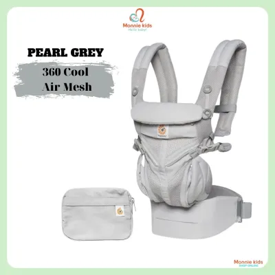 Địu ngồi cho bé Ergobaby Omni 360 Cool Air Mesh 0m+ đai địu trợ lực 4 tư thế - Monnie Kids