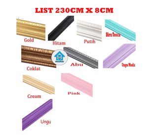 HT Wallpaper Stiker List Wall Paper Wallpaper Wall List Border Sticker Foam 3D