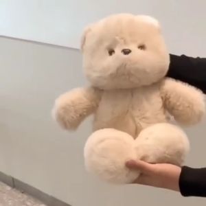 Walking Bear Plush Toy Soft Stuffed Animal Moving Toy Cute Plush Toy Soft Stuffed Toy for Kids Girl