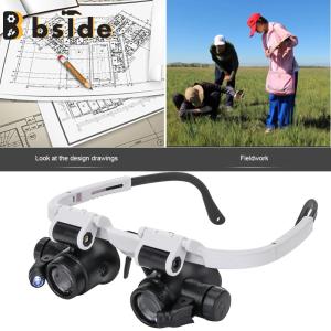 [ร้านเครื่องมือ Bside] แว่นตาแว่นขยาย LED พร้อม8X โฟกัส/15X/23X ที่ปรับได้สำหรับงานตรวจสอบอย่างละเอียด
