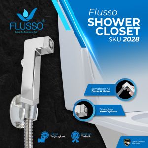 FLUSSO Jet Shower Closet - Shower Bidet - Shower Closet Duduk Flusso